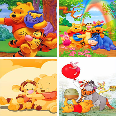 winnie the pooh painting by numbers