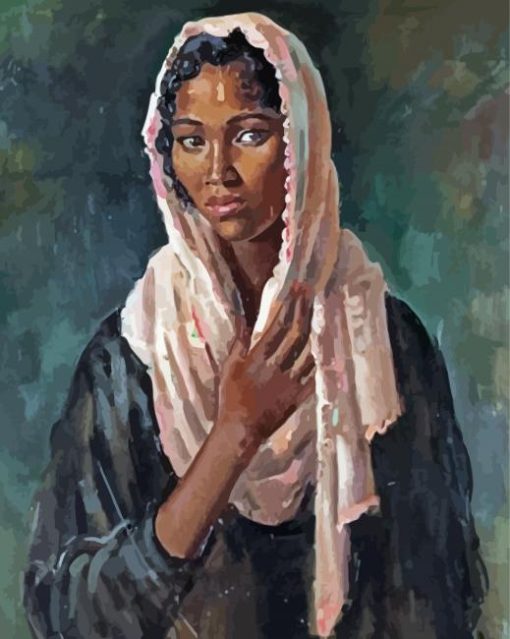 Malay Woman paint by numbers