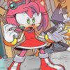 Amy Rose From Sonic paint by numbers