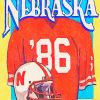 Nebraska Huskers Art paint by numbers