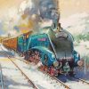 Railway By Terence Cuneo paint by numbers