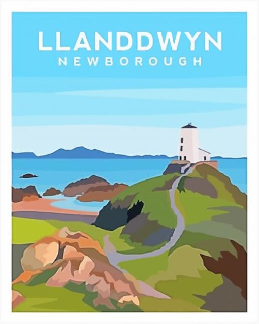 Ynys Llanddwyn paint by numbers