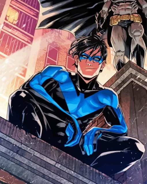 Nightwing paint by numbers