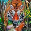 Sneaky Tiger paint by numbers