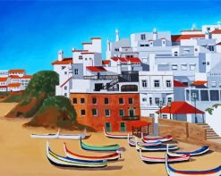 Albufeira Portugal paint by numbers