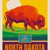 North Dakota paint by numbers