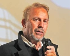 Actor Kevin Costner Paint By Numbers