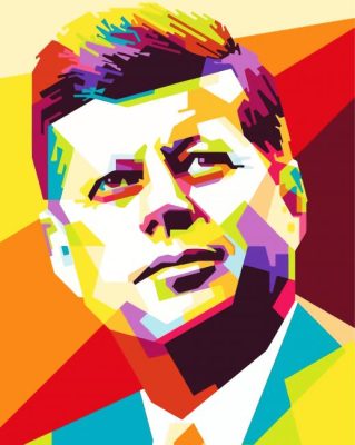 John Kennedy Pop Art Paint By Numbers 