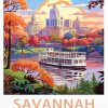 Savannah Georgia Poster Paint By Number