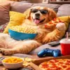 Dog Eating Pizza Paint By Numbers