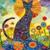 Whimsical Cat Paint By Numbers